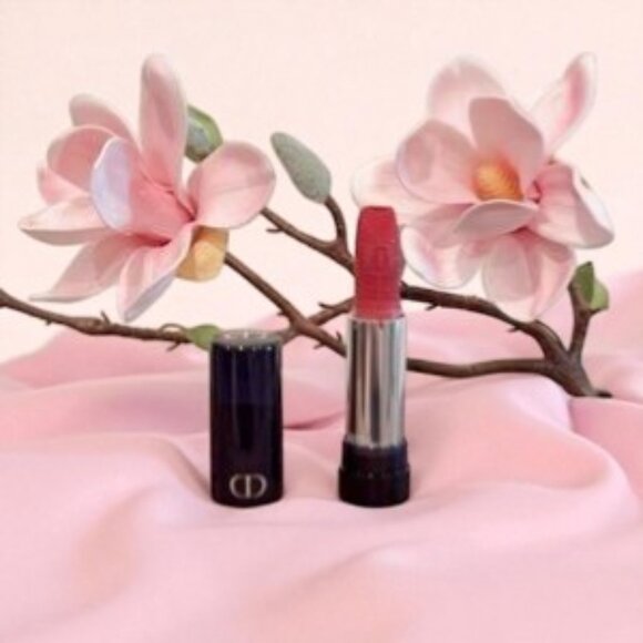 Rouge Dior 674 Midnight Rose Velvet Refill NEW with Damaged Tip 3.5g - Picture 1 of 4